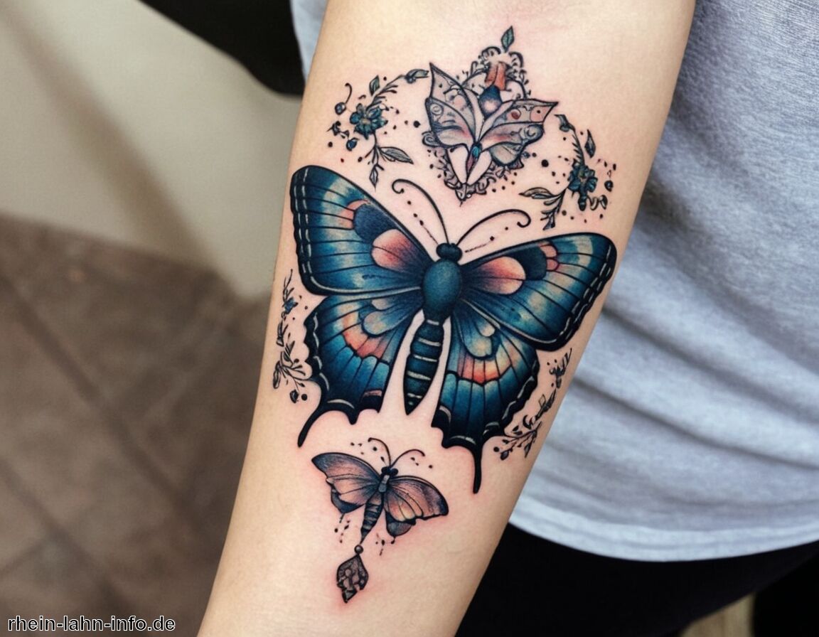 Ausdruck von individuellen Kämpfen - Motte Tattoo Bedeutung » Die geheimnisvolle Symbolik der Motte