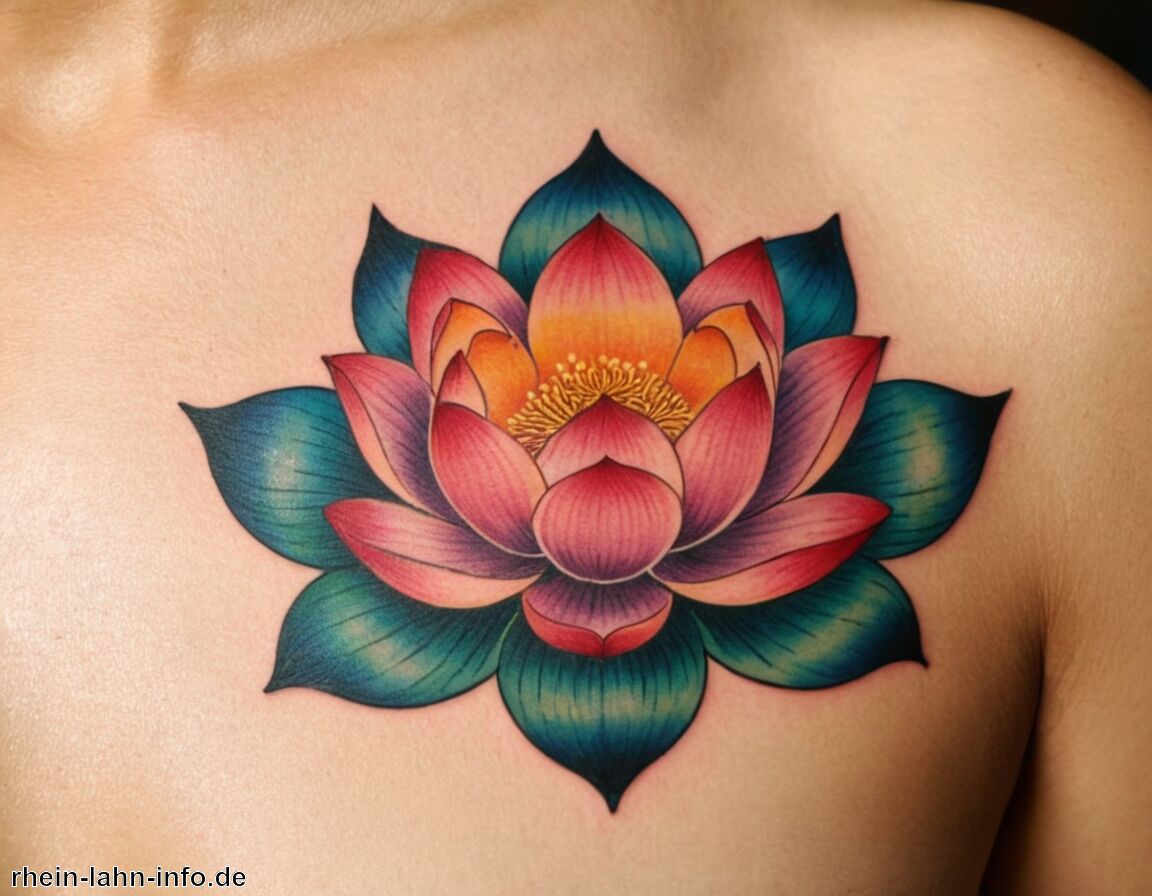 Beliebtes Motiv in verschiedenen Kulturen - Lotusblume Tattoo Bedeutung » Die Reinheit der Lotusblume