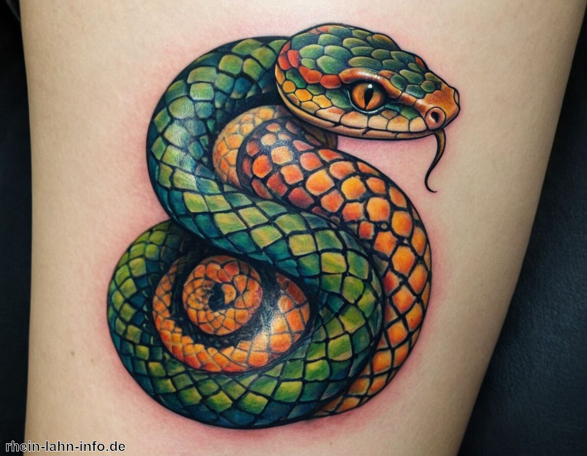 Verbindung zur weiblichen Energie - Schlangen Tattoo Bedeutung » Die tiefe Bedeutung der Schlange