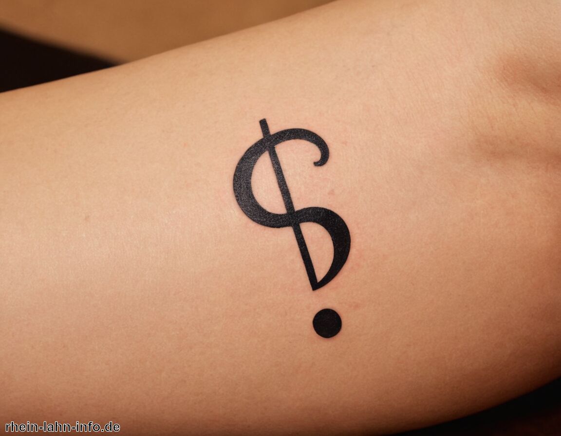 Ein Zeichen für die mentale Gesundheit - Semikolon Tattoo Bedeutung » Die Macht des Semikolons verstehen
