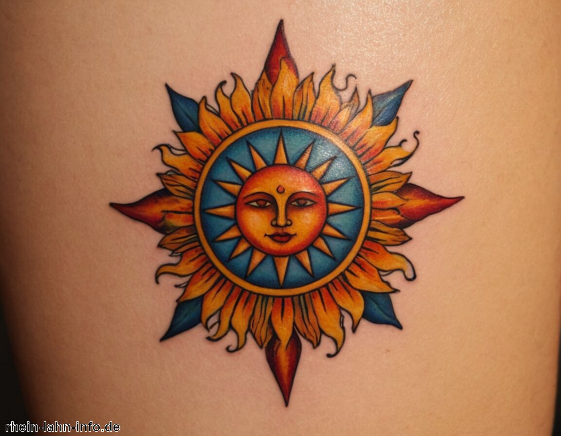 Ausdruck von Individualität und Freiheit - Sonne Tattoo Bedeutung » Die strahlende Symbolik der Sonne