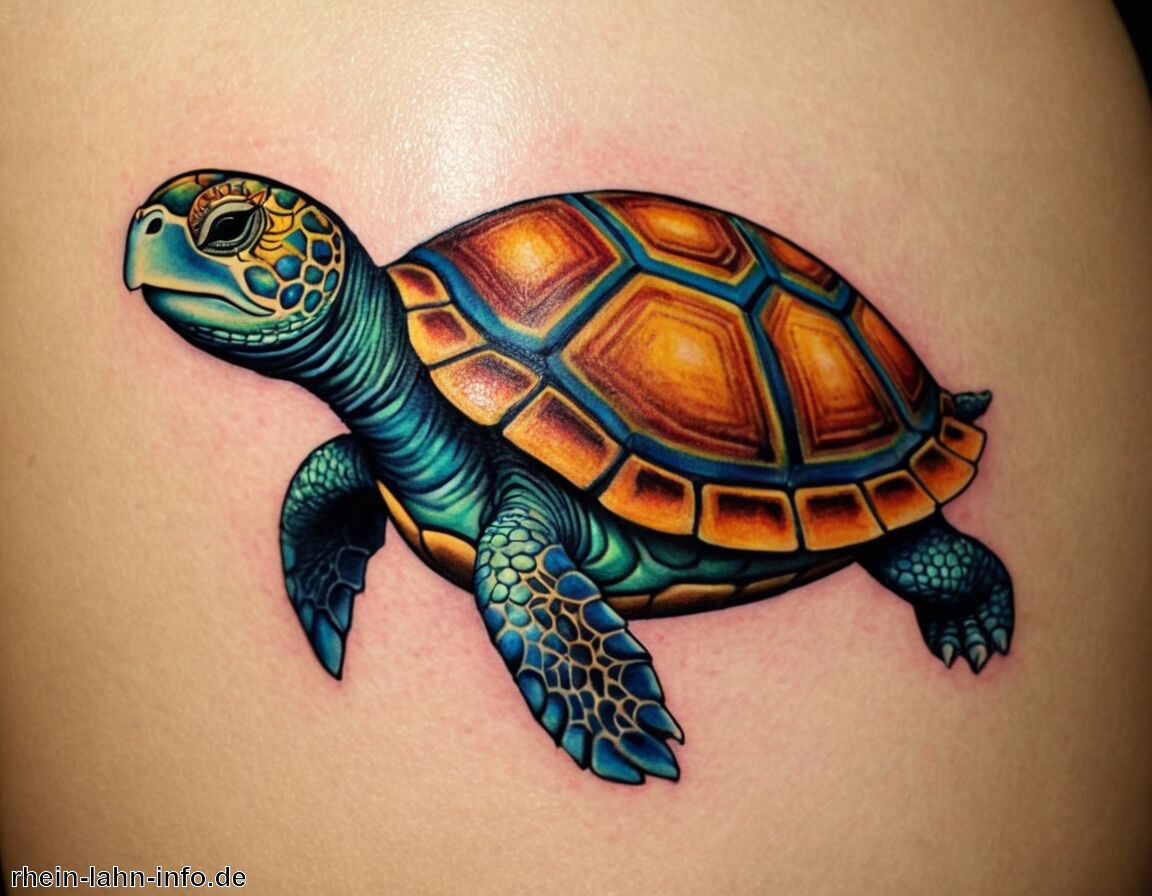 Erinnerung an innere Stärke und Gelassenheit   - Schildkröte Tattoo Bedeutung » Die Weisheit der Schildkröte  