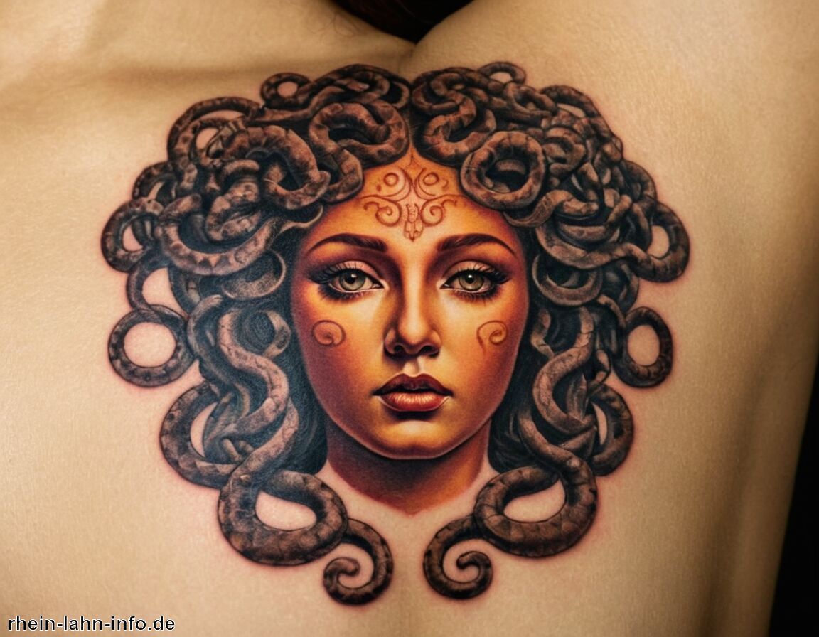 Ästhetische Vielfalt von Medusa-Tattoos   - Medusa Bedeutung Tattoo » Die Symbolik von Medusa in Tattoos  