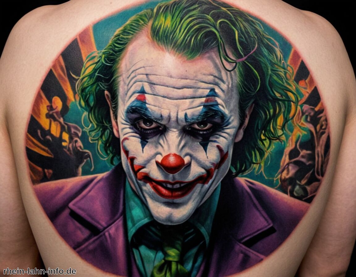 Verbindung zu Film und Popkultur   - Joker Tattoo Bedeutung » Der Joker und seine spannende Symbolik