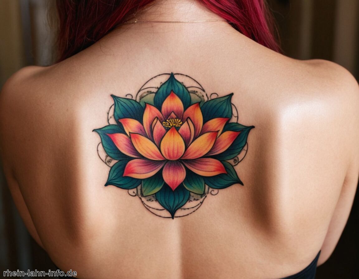 Ästhetik und kulturelle Vielfalt   - Bedeutung Lotus Tattoo » Der Lotus und seine tiefere Bedeutung  