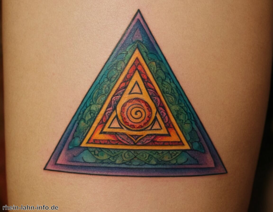Dreieck in verschiedenen Kulturen   - Dreieck Tattoo Bedeutung » Die Symbolik des Dreiecks in Tattoos  