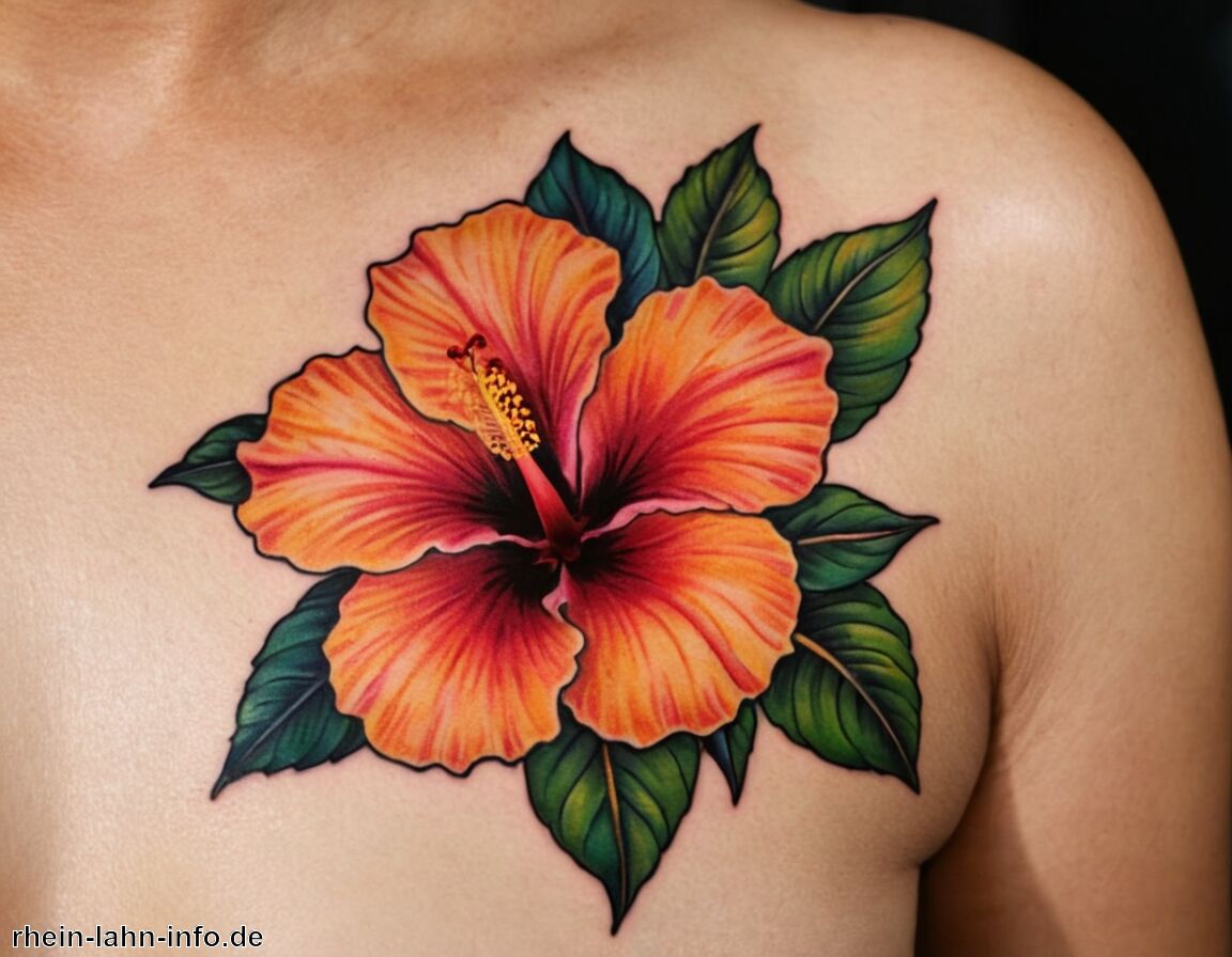 Farbe als Ausdruck von Emotionen   - Hibiskus Tattoo Bedeutung » Die schöne Bedeutung des Hibiskus  