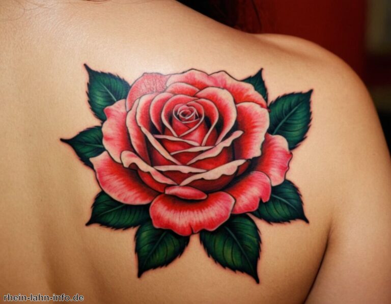 Rosen Tattoo Bedeutung » Der Zauber der Rose in Tattoos