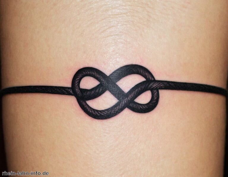 Achterknoten Tattoo Bedeutung » Stärke und Verbundenheit mit Knoten