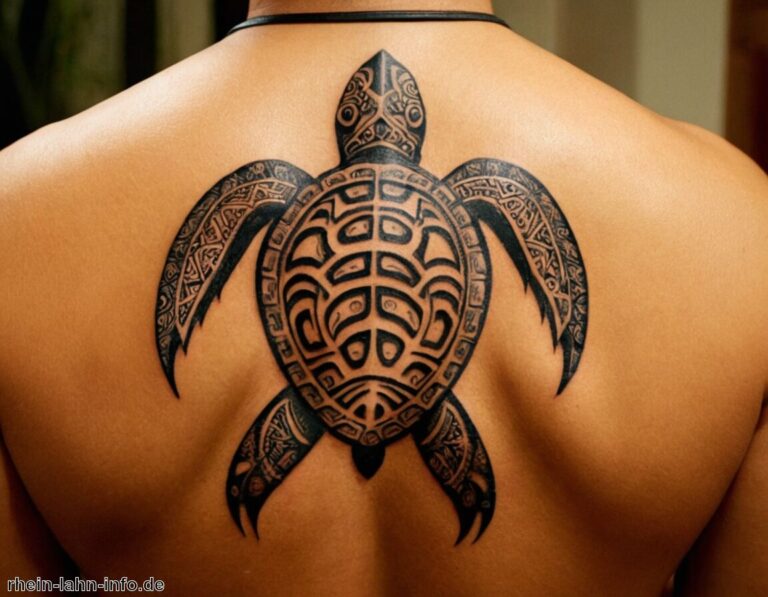 Maori Tattoo Schildkröte Bedeutung » Weisheit durch tätowierte Schildkröten