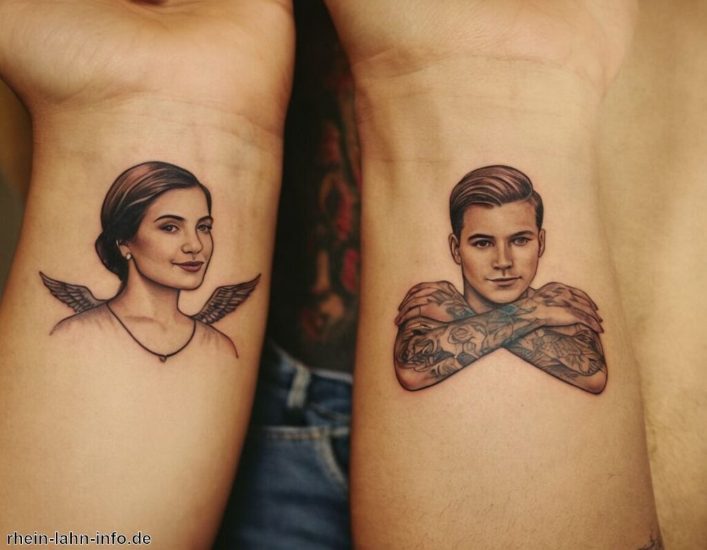 Partner Tattoo mit Bedeutung » Tattoos für Paare und ihre Symbolik