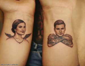 Partner Tattoo mit Bedeutung » Tattoos für Paare und ihre Symbolik