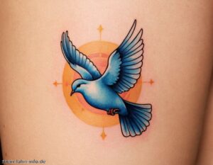 Tauben Tattoo Bedeutung » Die Taube und ihr Frieden symbolisieren