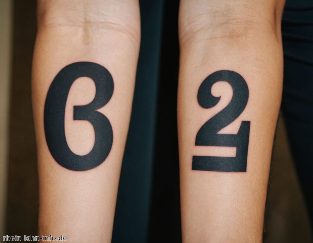 Tattoo Zahlen Bedeutung » Bedeutung von Zahlen in Tattoos erkunden