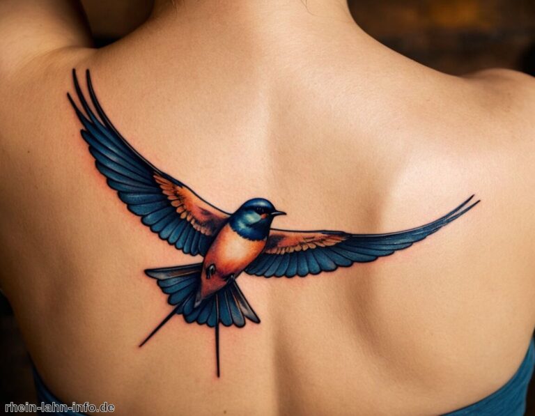 Tattoo Schwalbe Bedeutung » Die Symbolik der Schwalbe in Tattoos