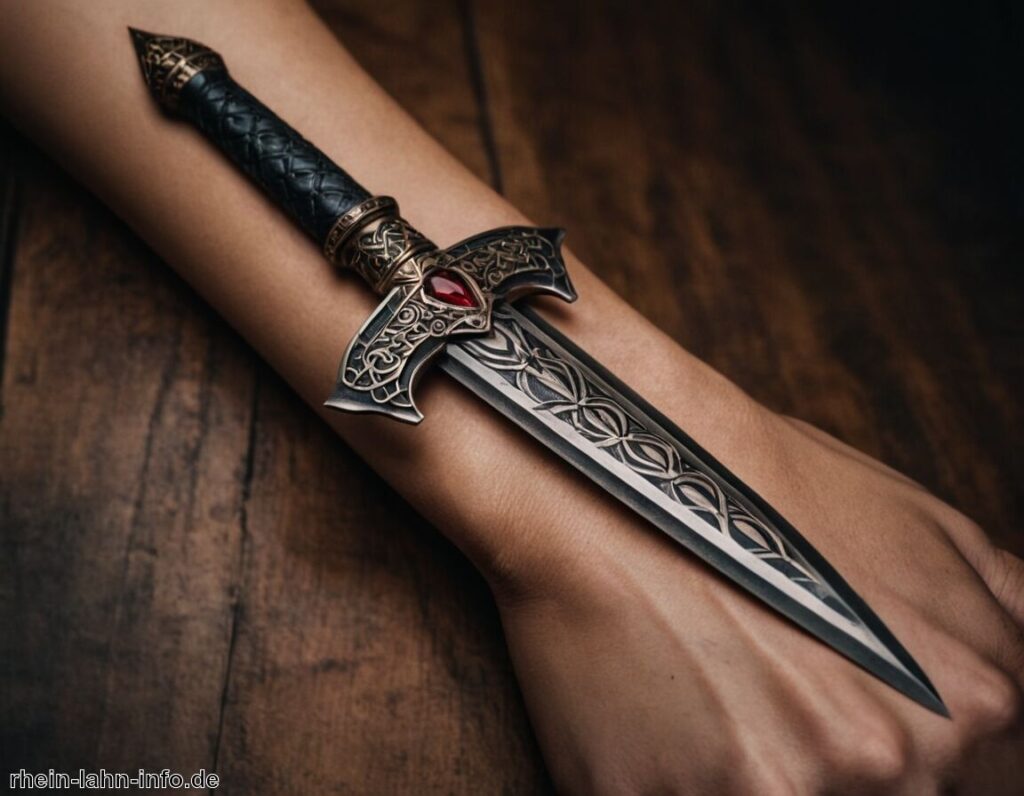 Dolch Tattoo Bedeutung » Schmerzen und Stärke durch Dolche
