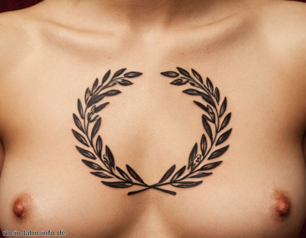 Lorbeerkranz Tattoo Bedeutung » Triumph und Ehre in Lorbeer