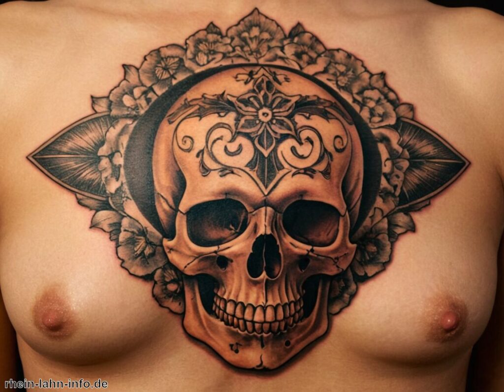 Totenkopf Tattoo Bedeutung » Die Bedeutung des Totenkopf-Tattoos