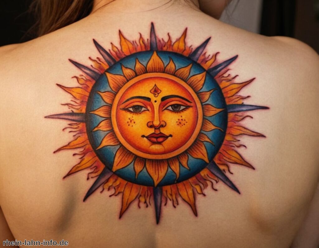 Sonne Tattoo Bedeutung » Die strahlende Symbolik der Sonne