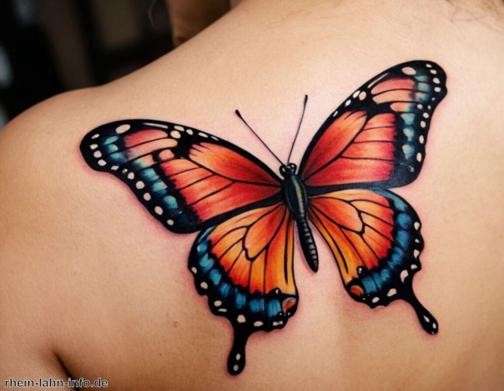 Tattoo Schmetterling Bedeutung » Schmetterlinge auf der Haut verstehen