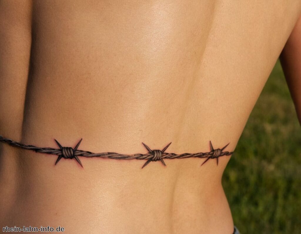 Stacheldraht Tattoo Bedeutung » Schmerz und Stärke durch Stacheldraht