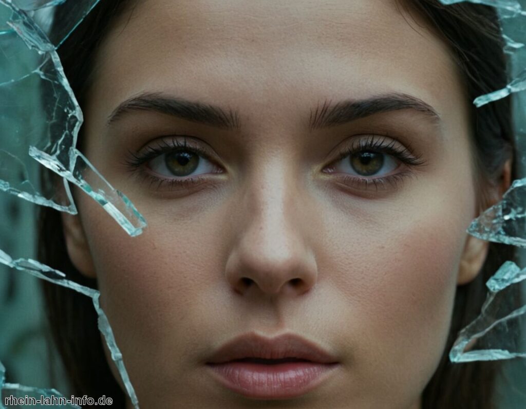 Gesicht aus Glas Tattoo Bedeutung » Zerbrechlichkeit und Schönheit