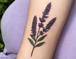 Lavendel Tattoo Bedeutung » Beruhigende Bedeutung des Lavendels