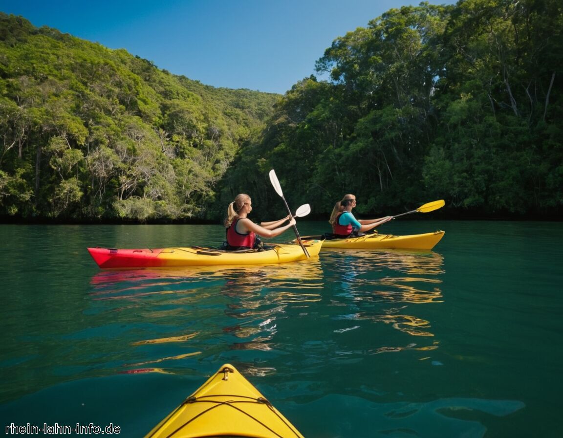Kanufahren auf ruhigen Gewässern - Die besten Outdooraktivitäten mit Kindern
