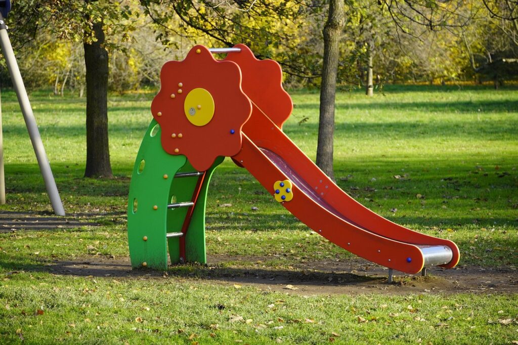 children, slide, play, fun, childhood, playground