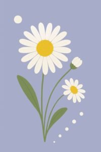 Geburtsblume April: Gänseblümchen