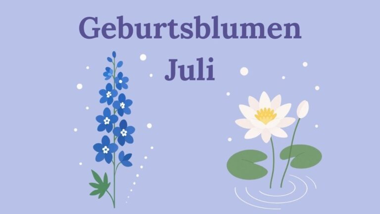 Geburtsblumen Juli