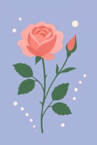 Geburtsblume Juni: Rose