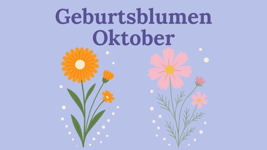 Geburtsblumen Oktober