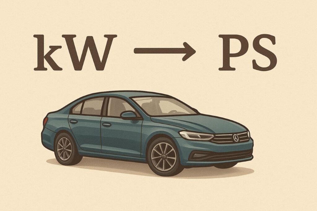 kW in PS umrechnen