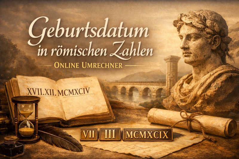 Datum als römische Zahl