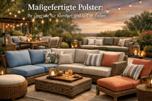 Maßgefertigte Polster: Ihr Upgrade für Komfort und Stil im Freien